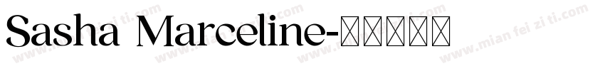 Sasha Marceline字体转换